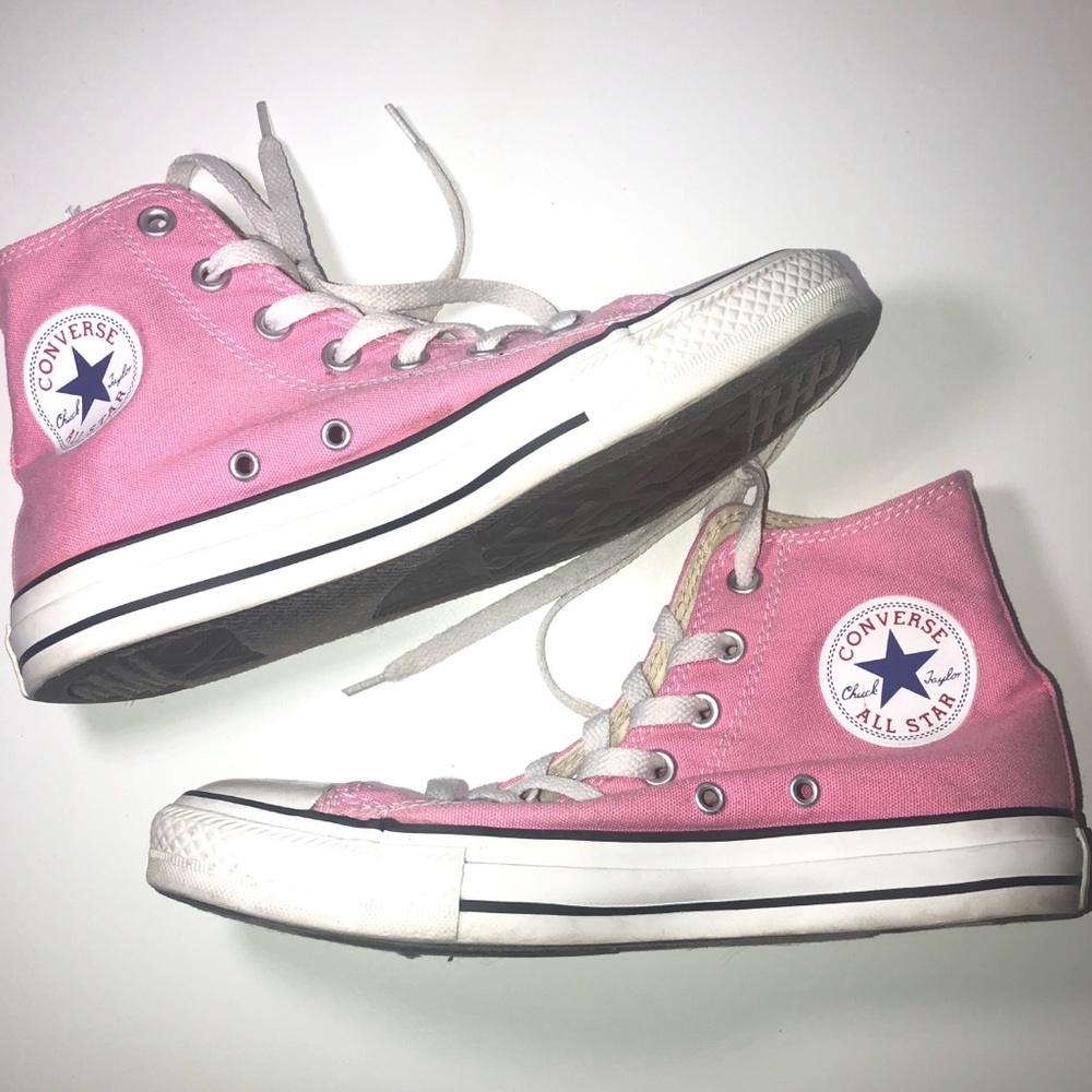 Converse Pink High Tops